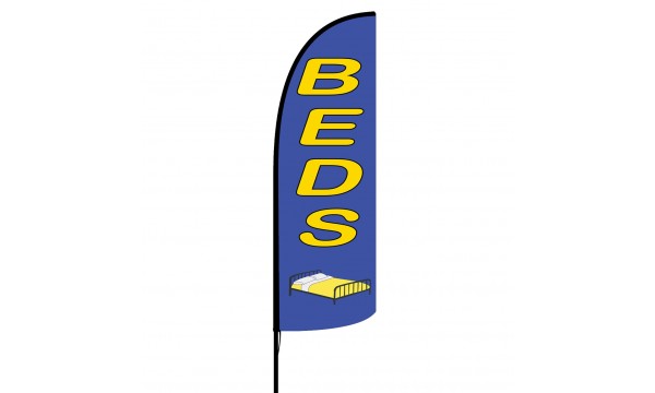 Beds Custom Advertising Flag